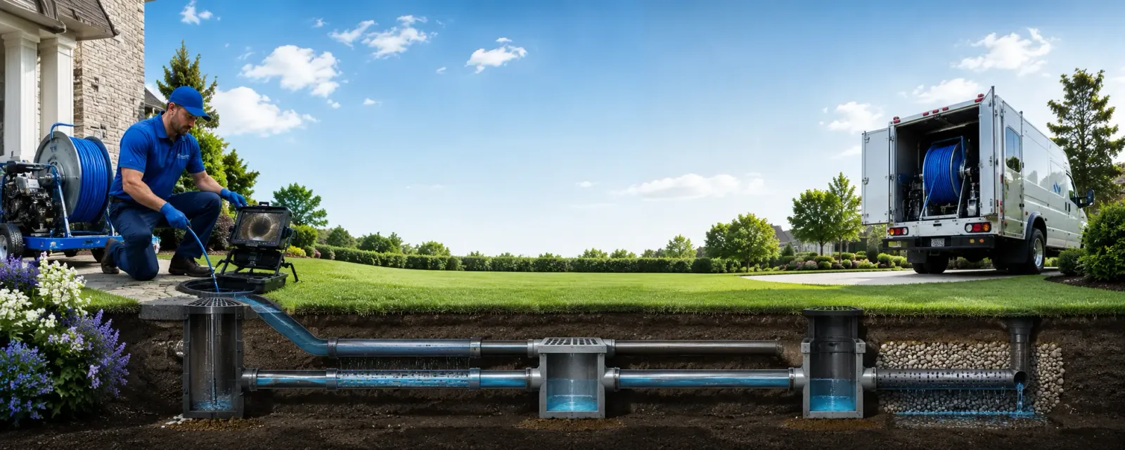 Outdoor drain cleaning information for Wharton, NJ